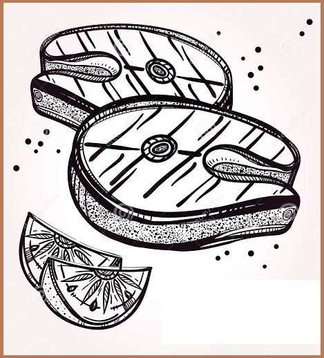 Стейк эскиз