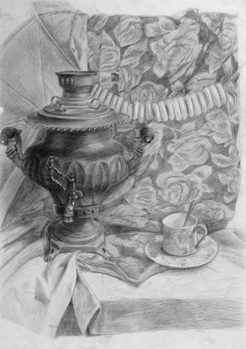 Натюрморт самовар Каран