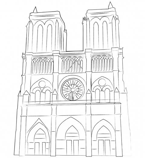 Здания в романском стиле