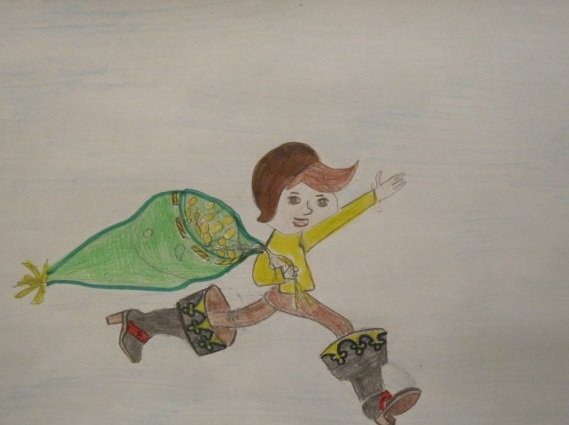 Рисунок к сказке мальчик с пальчик