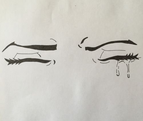 Плачущий глаз Минимализм