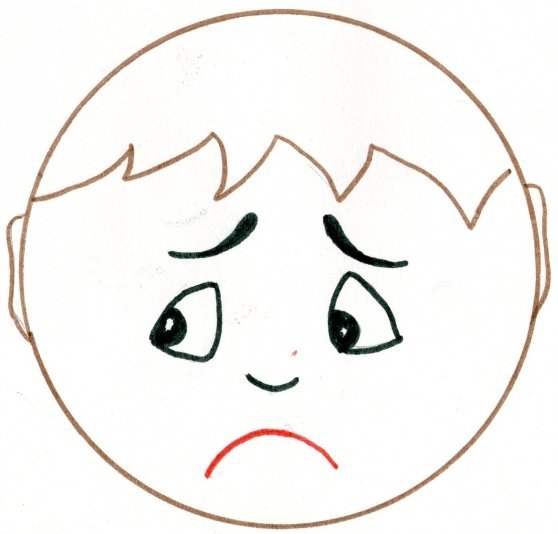 Изображение грустного лица