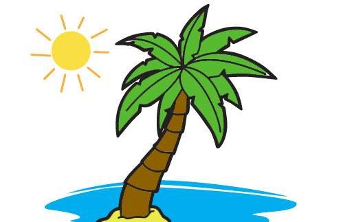 Пальма карандашом