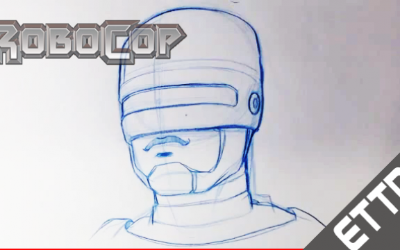 Рисунок робокопа