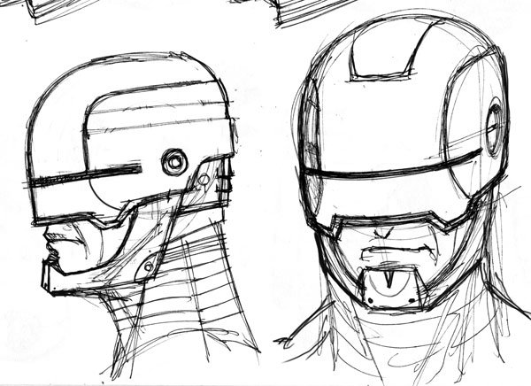 Раскраски для мальчиков Робокоп