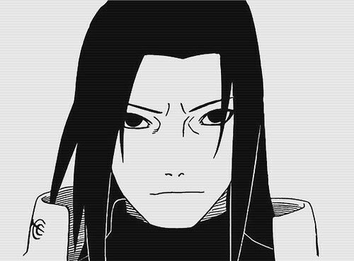 Хаширама Сенджу черно белый