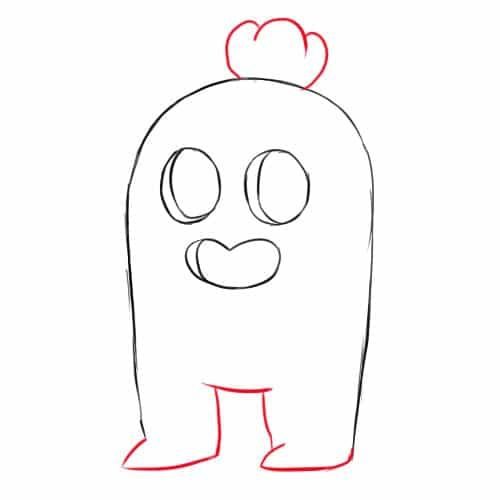 Легкий рисунок спайка