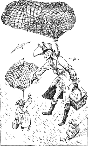 Рудольф Распе Мюнхгаузен иллюстрации