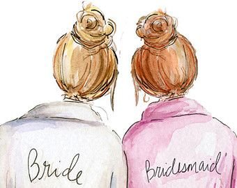 Рисунок подруге на память легкий