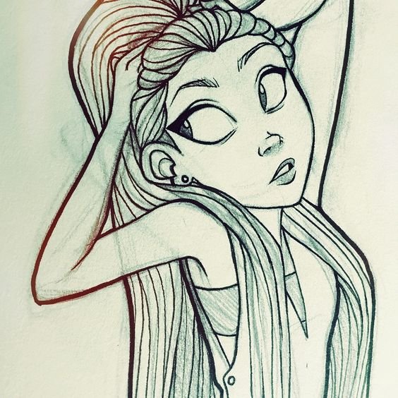 Картинки для срисовки девочки