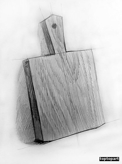 Наброски карандашом предметы