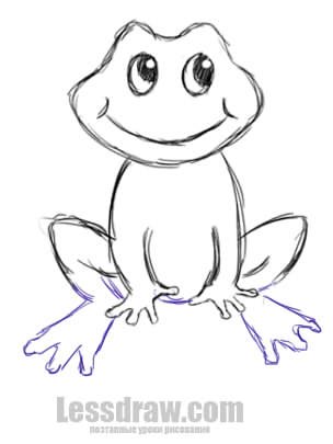 Царевна лягушка рисунок