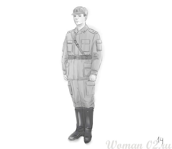 Эскиз военной формы