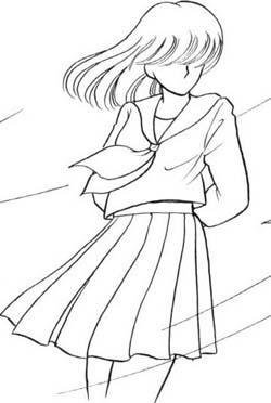 Школьная форма рисунок карандашом для девочек