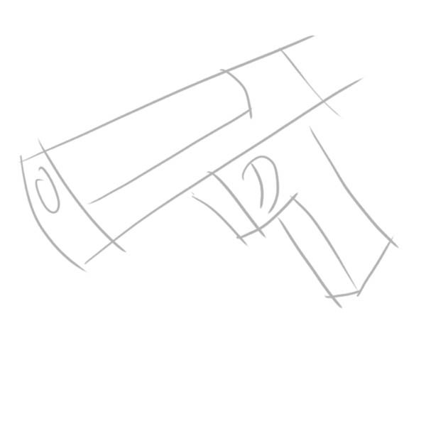 Оружия из КС го карандашом