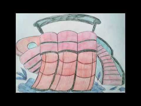 Нарисовать аквапарк