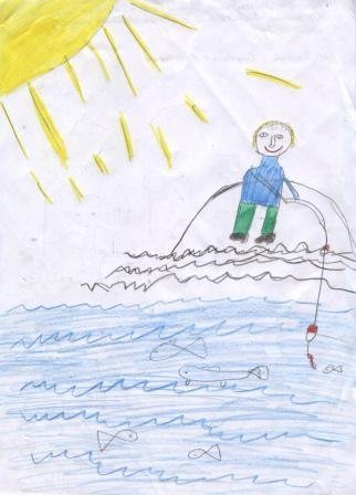 Евсейка в подводном царстве раскраска