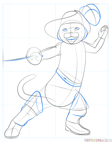 Намалювати кота в сапогах