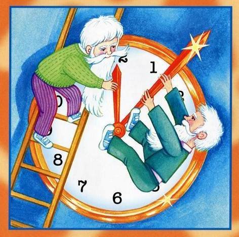 Рисунок на тему сказка о потерянном времени Шварц