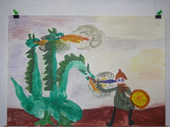 Иллюстрация на тему Иван крестьянский сын и чудо юдо