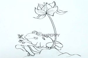 Гаршин сказка о жабе и Розе раскраска