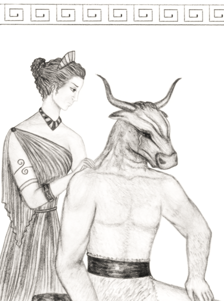 Минотавр иллюстрация к мифу