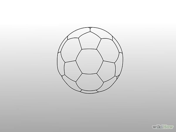 Футбольный мяч Минимализм