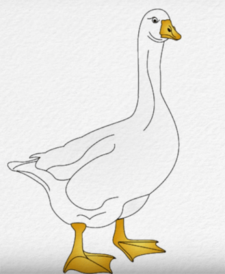 Гусь карандашом