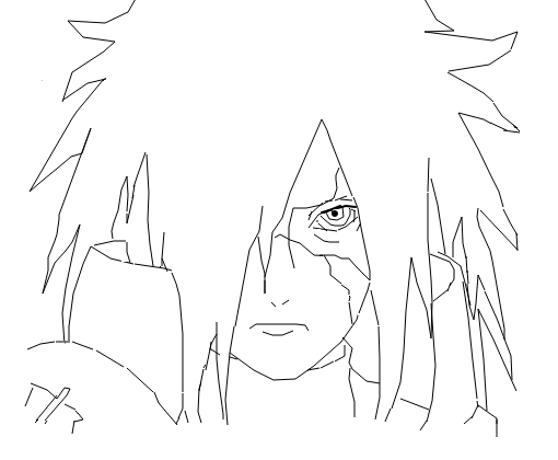 Мадара для срисовки карандашом