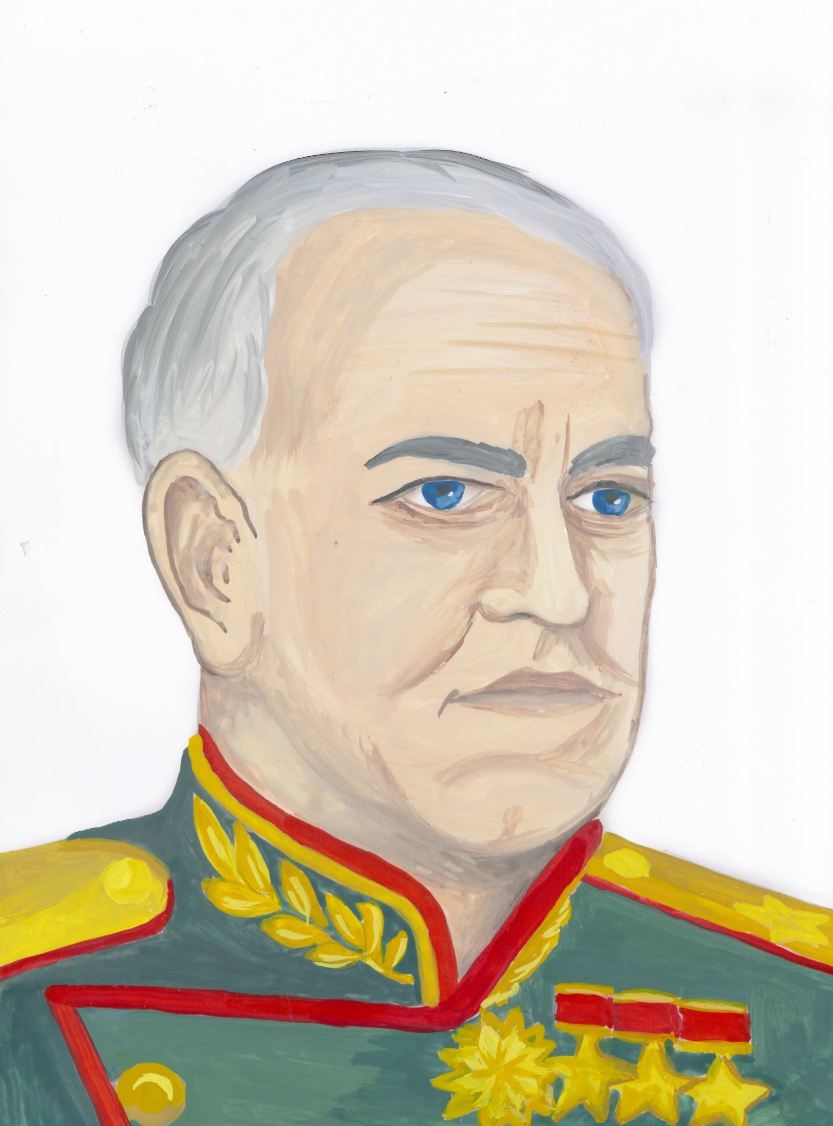 Генерал Жуков портрет