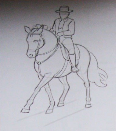 Нарисовать казака