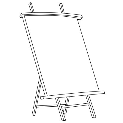 Мольберт для рисования карандашом
