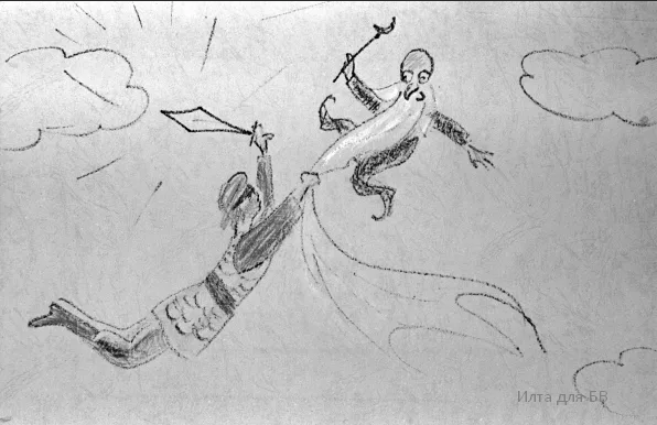 Легкий рисунок Черномора