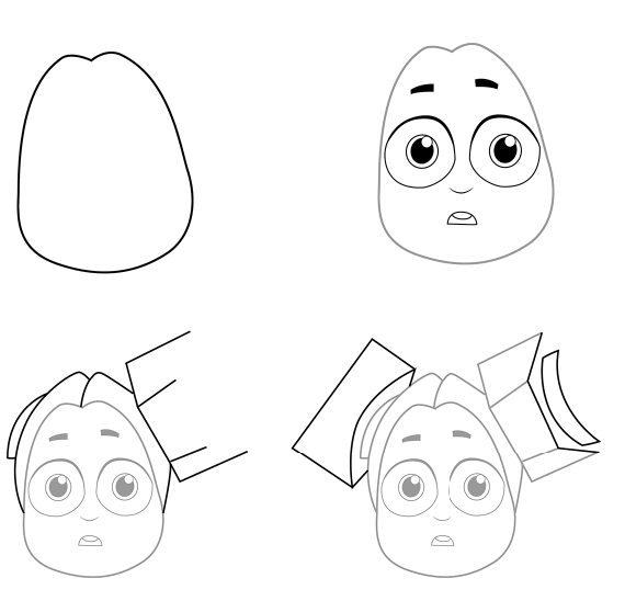Фиксики рисунок карандашом