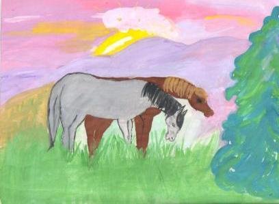 Иллюстрация к рассказу Бежин луг для срисовки