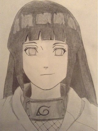 Рисунки аниме Наруто Хината