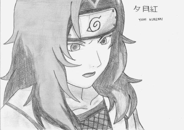 Куренай сенсей карандашом