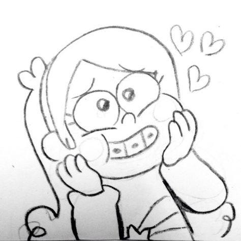 Гравити Фолз для срисовки карандашом лёгкие