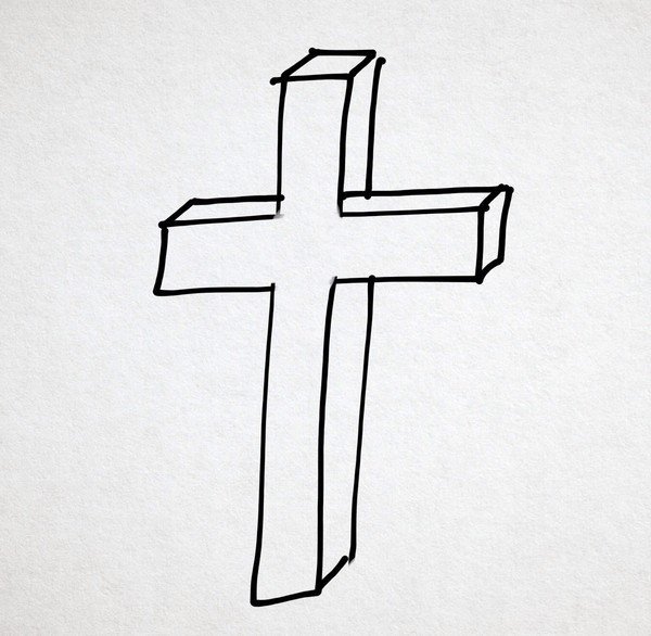 Нарисовать крест