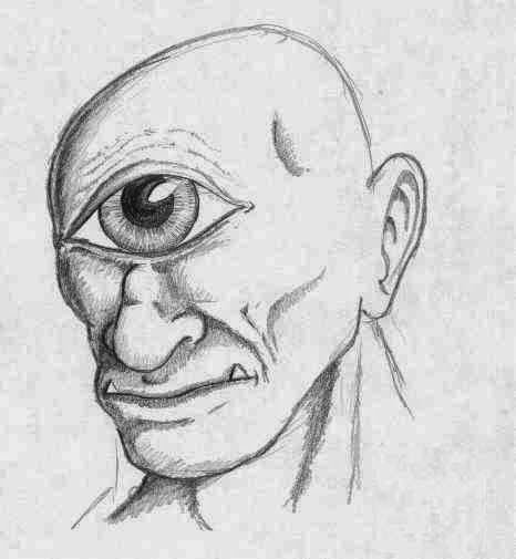 Циклоп рисунок