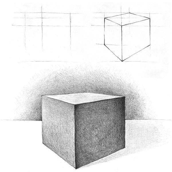 Поэтапное рисование подарка