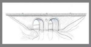 Мост карандашом для начинающих