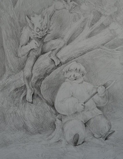 Иллюстрация Мусы Джалиля Шурале