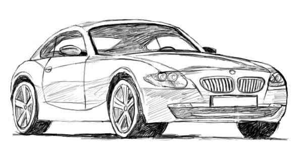 Рисунки марок машин для срисовки