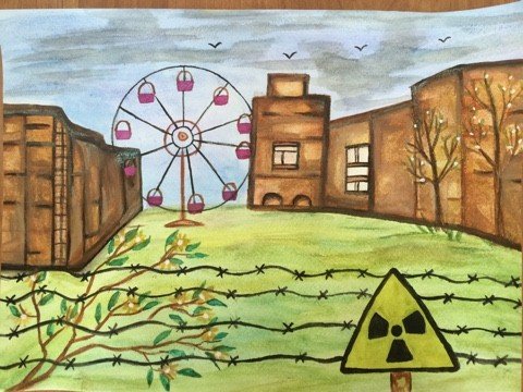 Чернобыль рисунки