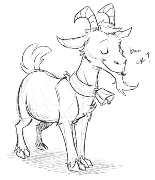 Трафарет козла