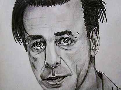 Тилль Линдеманн рисунок