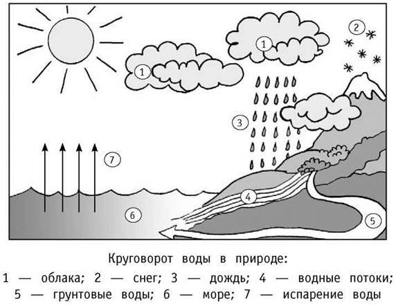 Окружающий мир круговорот воды в природе