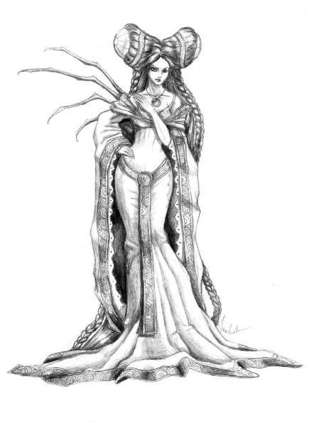 Королева эскиз