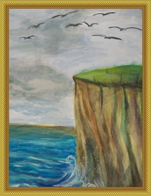 Утёс Лермонтов иллюстрации